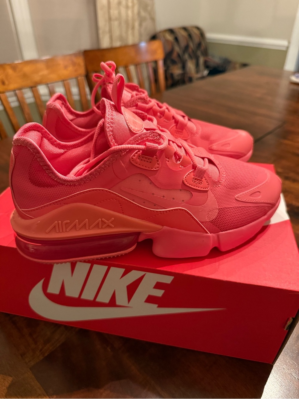 Nike Women’s Bright Pink Runner Sneakers - Picture 2 of 4